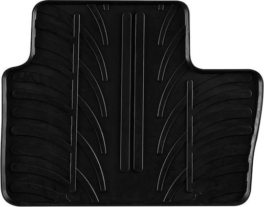 Gledring Set of Front and Rear Mats 4pcs for Nissan Juke 2019 Black