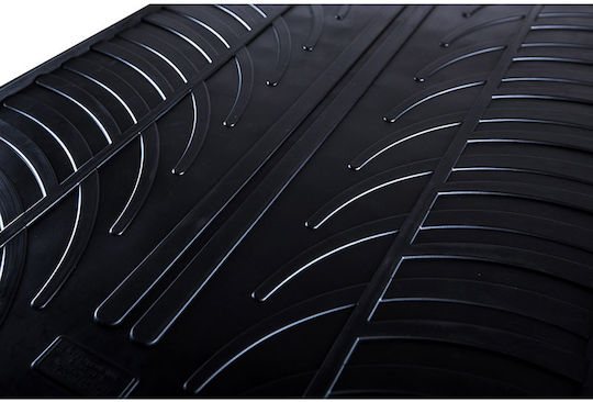 Gledring Set of Front and Rear Mats 4pcs for Nissan Juke 2019 Black