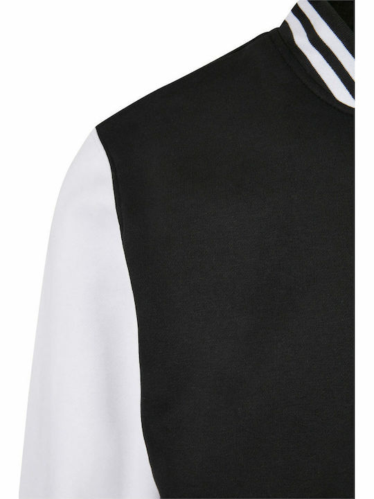 MT2379 Collegejacke Jacke Schwarz