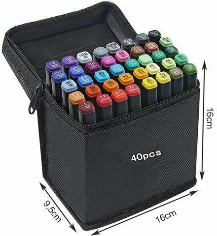 Maaleo Zeichenmarker Doppelseitig Set 40Stück