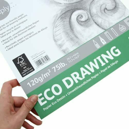 Daler Rowney Sketch Pad Eco Drawing Pad A3 50 Φύλλων A3 29.7x42cm