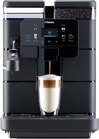 Saeco Royal Plus Automatic Espresso Machine 1400W Pressure 15bar with Grinding Burrs Black 9J0060
