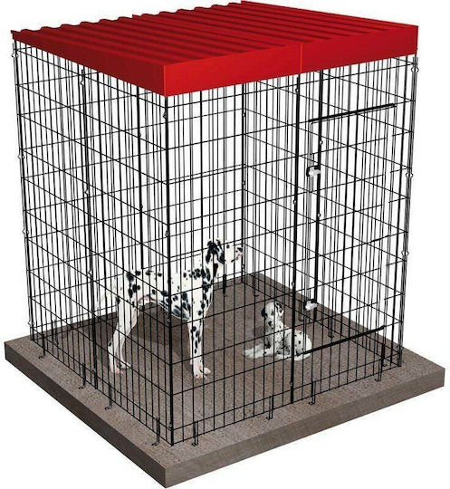 Copele Domestic Ръководство за фиксиране за стоманена кутия за куче Галванизиран 128x5см