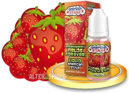 American Stars Έτοιμο Υγρό Αναπλήρωσης Strawberry Fields Forever 0mg 10ml