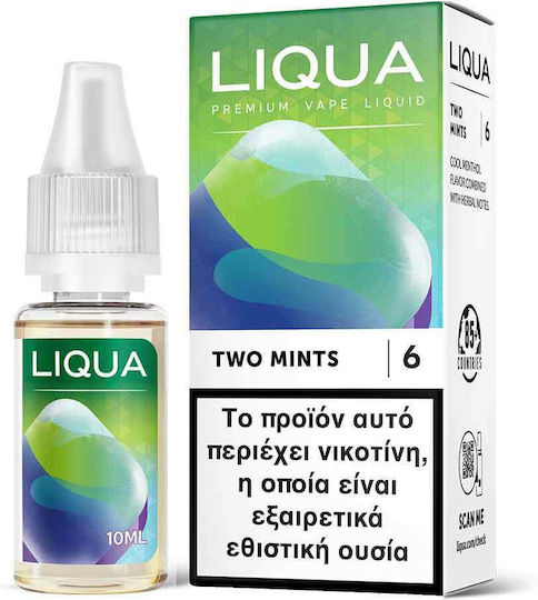Liqua Ready-to-use E-Liquid with Mint Flavor 3mg 10ml