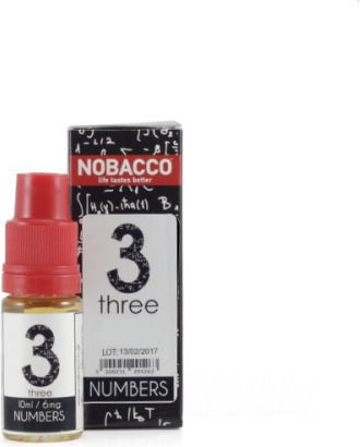 Nobacco Έτοιμο Υγρό Αναπλήρωσης Numbers Three με Καπνική Γεύση 12mg 10ml