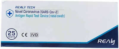 Realy Novel Coronavirus SARS-Cov-2 Antigen Rapid Test with Nasal Sample 20pcs