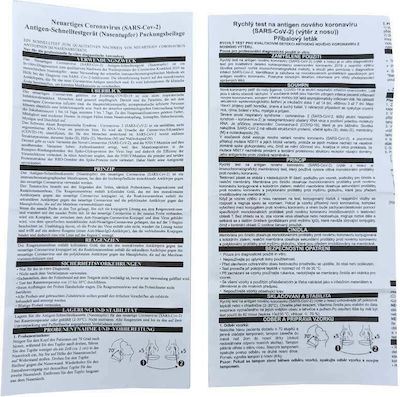 Realy Novel Coronavirus SARS-Cov-2 Antigen Rapid Test with Nasal Sample 20pcs