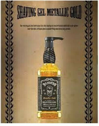 Bandido Metallic Gold Gel Ξυρίσματος 1000ml