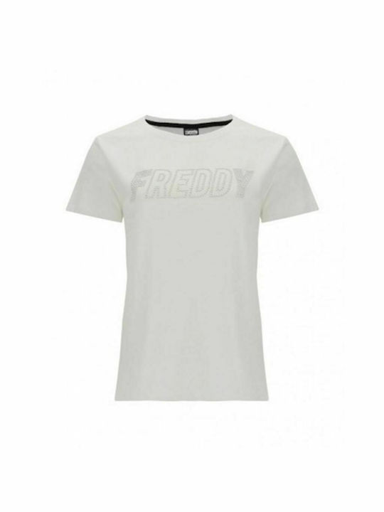 Freddy Damen T-shirt Weiß