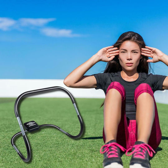 Umbro Trainer and Crunch Roller Exerciser ED-26883 Τραμπάλα Κοιλιακών Μαύρη με Στρωματάκι