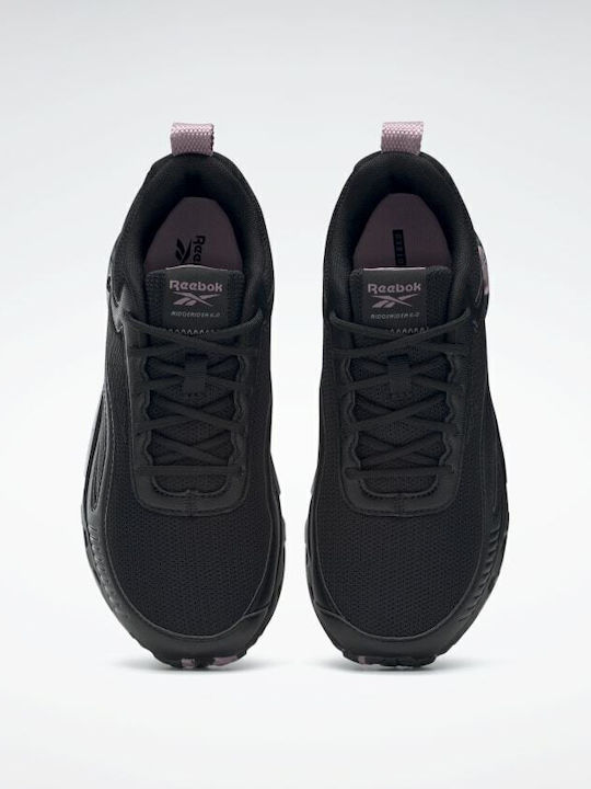 Reebok Ridgerider 6 Women's Hiking Shoes Core Black Pure Grey 3 Infused Lilac