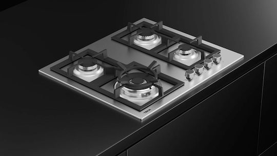 Teka Εστία Υγραερίου Αυτόνομη Inox 60x51εκ. Ασημί