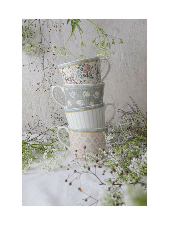 Laura Ashley Tea Collectables Becher aus Porzellan Beige 300ml