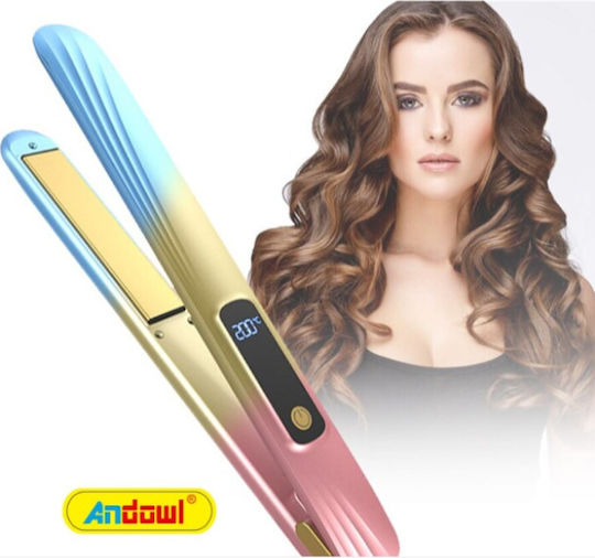 Andowl Q-M125 Hair Straightener with Ceramic Plates