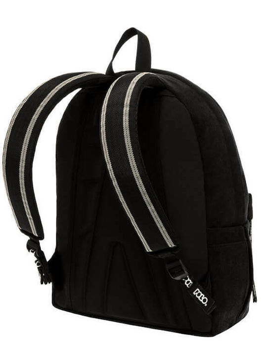 Polo Roy Kotlé School Bag Backpack Junior High-High School in Black color 2022