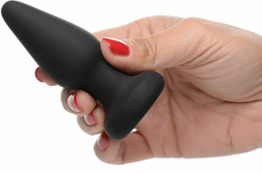 Booty Sparks Silicone Light Up Πρωκτική Σφήνα Small Μαύρη