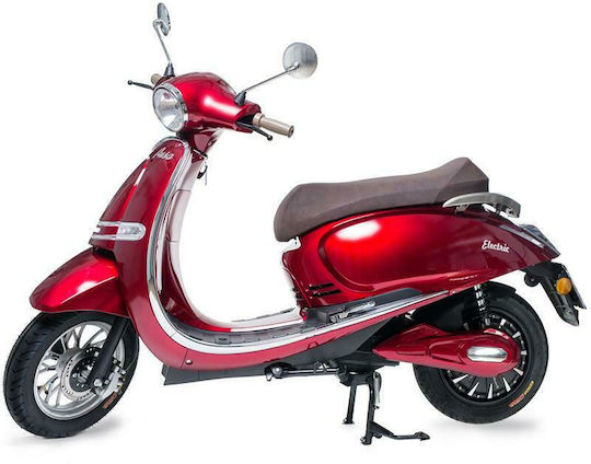 E-Fun Pusa Scooter Electric Putere 5000W cu Viteză Maximă 90km/h Autonomie 100km Bej Culoare
