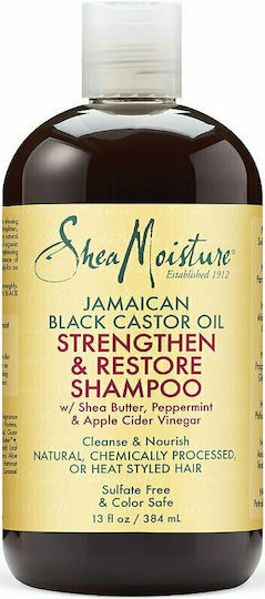 Shea Moisture Jamaican Black Castor Oil Shampoos against Dry Scalp for All Hair Types 384ml