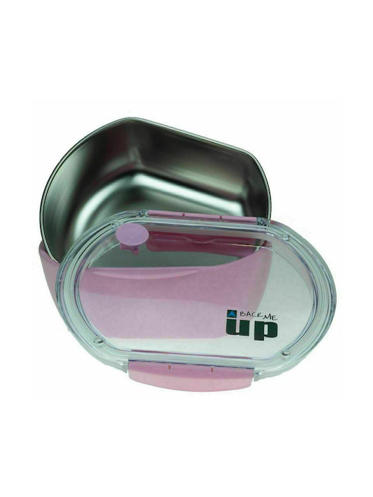 Back Me Up Δοχείο Φαγητού Inox Ροζ 680ml