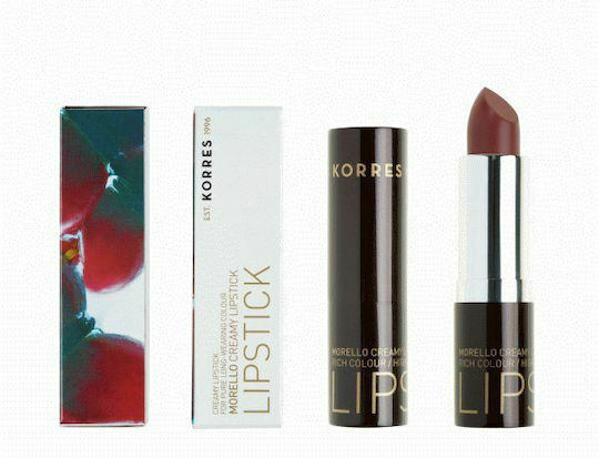 Korres Morello Creamy Lipstick Long Lasting Sheer 34 Mocha Brown 3.5gr