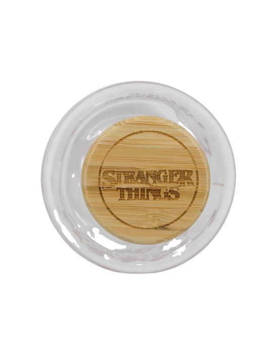 Stor Stranger Things Flasche Wasser Glas mit Schraubverschluss Transparent 620ml 00695
