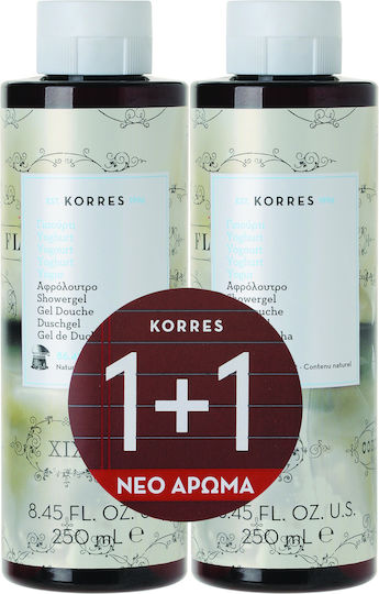 Korres Yoghurt Shower Gel 2x250ml