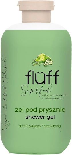 Fluff Cucumber Green Tea Αφρόλουτρο σε Gel με Γλυκερίνη & Άρωμα Πράσινο Τσάι 500ml