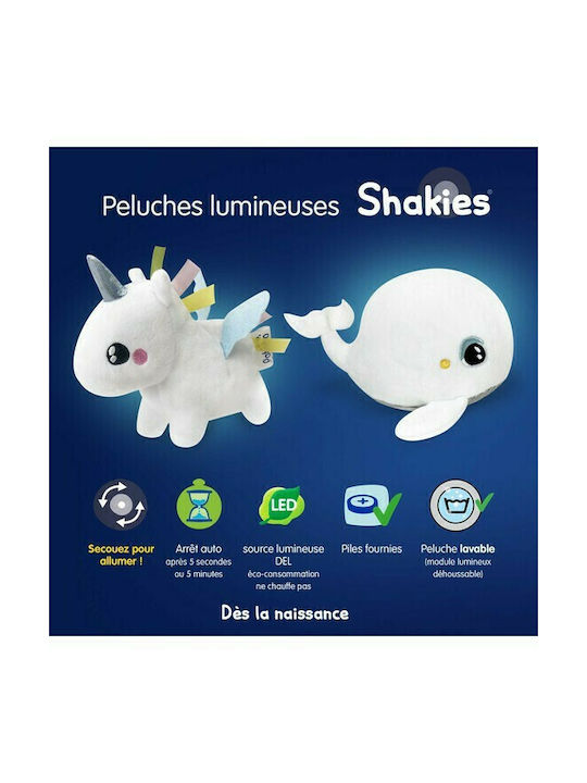 Pabobo Φωτάκι Νυκτός Shakies Whale Μπαταρίας Λευκό