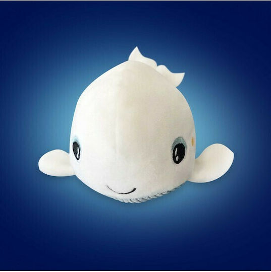 Pabobo Nachtlicht für das Kinderzimmer Shakies Whale Batterien Weiß