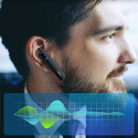 Joyroom JR-B01S Earbud Bluetooth Handsfree Cască cu Carcasă de Încărcare Negru