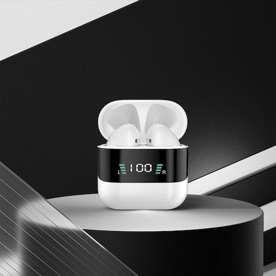 Dudao U15S In-ear Bluetooth Handsfree Earphones with Charging Case White
