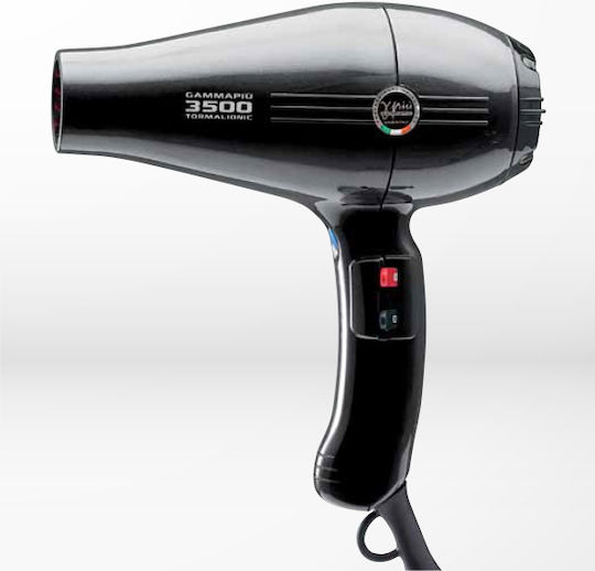 GammaPiu 3500 Tormalionic Professional Hair Dryer 2500W Black