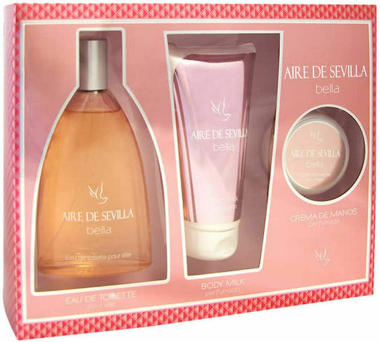 Aire De Sevilla Bella Γυναικείο Σετ με Body Lotion 3τμχ