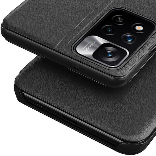 Eco Leather View Book Δερματίνης Μαύρο (Poco M4 Pro 5G / Redmi Note 11s 5G)