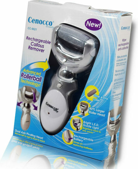 Cenocco Wiederaufladbare Elektrische Fußfeile für Fersen & Waden