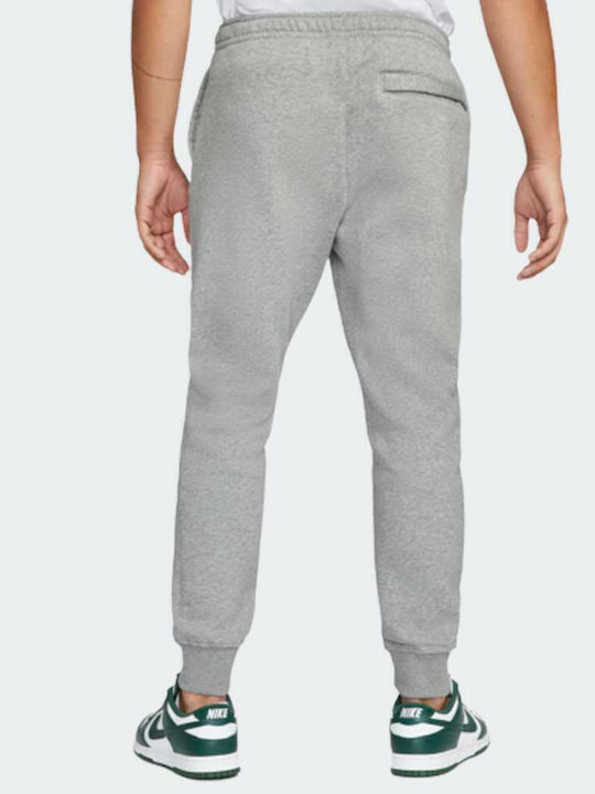 Nike Team Club 19 Men's Fleece Sweatpants with Rubber Gray