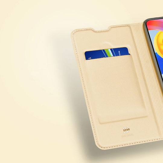 Dux Ducis Skin Pro Holster Buchen Sie Synthetisches Leder Gold (Redmi Note 11 Pro+ 5G)