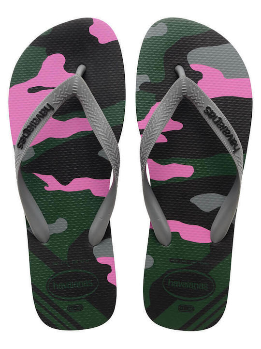 Top Camu Men's Flip Flops Black