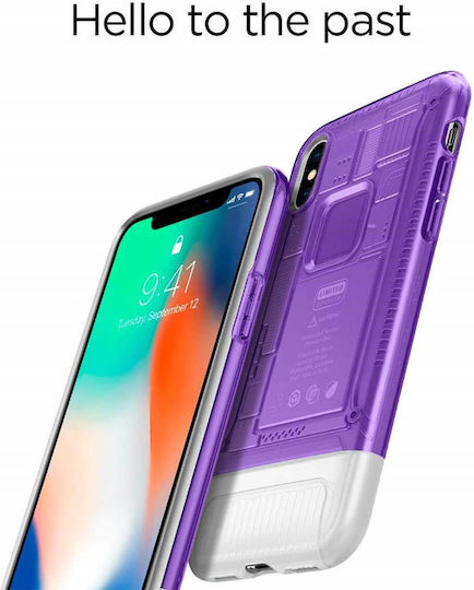 Spigen Classic C1 Задна корица Пластмаса Червен (iPhone X / XS)