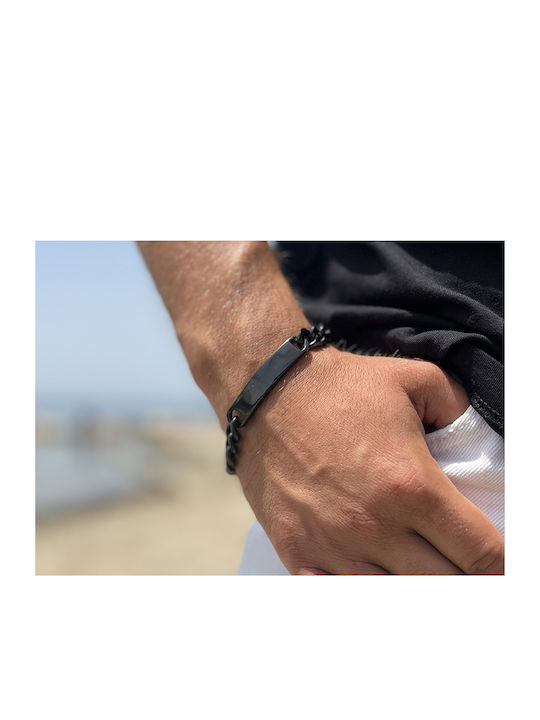 Oxzen Armband Id aus Stahl