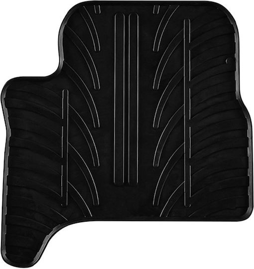 Gledring Set of Front and Rear Mats 4pcs for Seat Mii Skoda Citigo Volkswagen Up 2019 Black