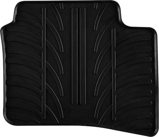 Gledring Set of Front and Rear Mats 4pcs for Hyundai i10 2020 Black
