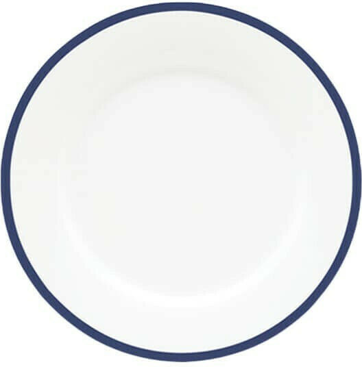 Ionia Mediterraneo Plate Desert made of Porcelain White with Diameter 22cm 3181517