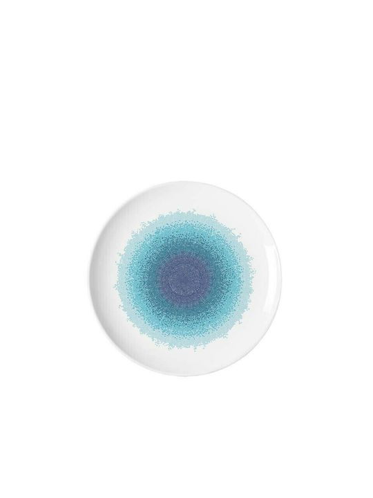 Ionia Apeiron Plate Desert made of Porcelain Blue with Diameter 20.5cm