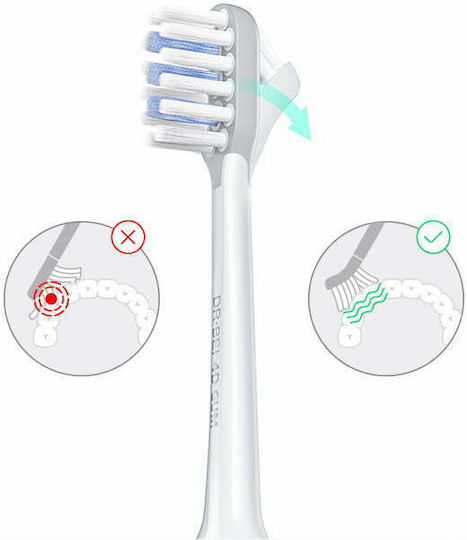Dr Bei Sonic Electric Toothbrush Head Capete de schimb pentru Periuța de dinți electrică Albastru 26351 2buc