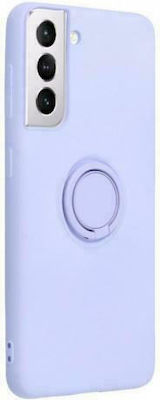 Forcell Ring Back Cover Σιλικόνης Μωβ (Galaxy S22+ 5G)