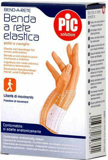 PiC Solution Bend A Rete για Καρπό & Αστράγαλο Ελαστικός Διχτυωτός Επίδεσμος Συγκράτησης