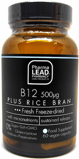 Pharmalead B12 Vitamin for Nervous System Health 500mcg 60 caps