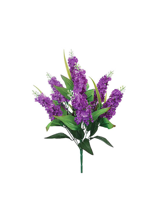 Marhome Bouquet of Artificial Flowers Lilac Purple 53cm 1pcs